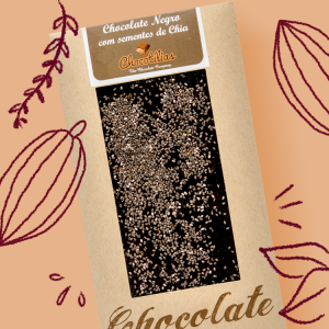 Barra de Chocolate Negro com Chia